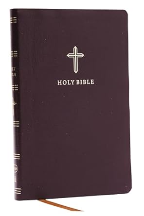 NKJV Ultra Thinline Bible Burgundy Bonded Leather
