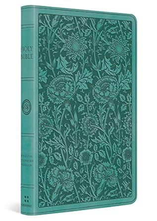 ESV TruTone Teal Floral Design Bible