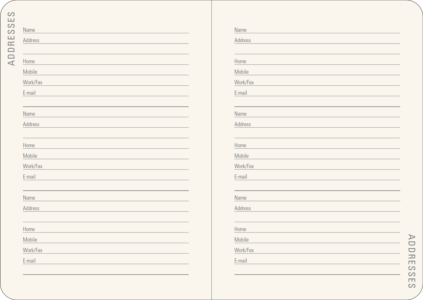 2026 Luna Moth Weekly Planner