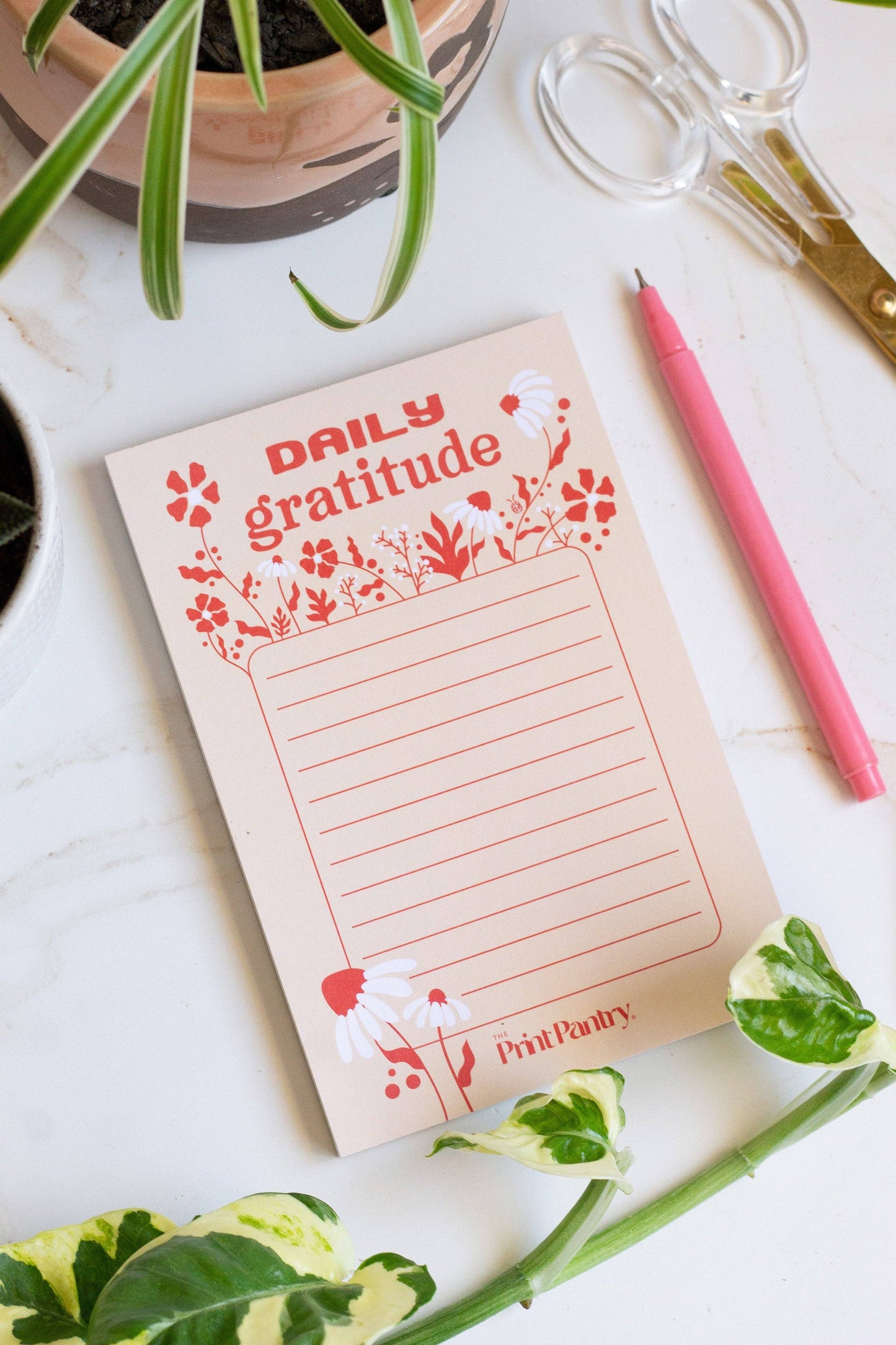 Daily Gratitude Notepad