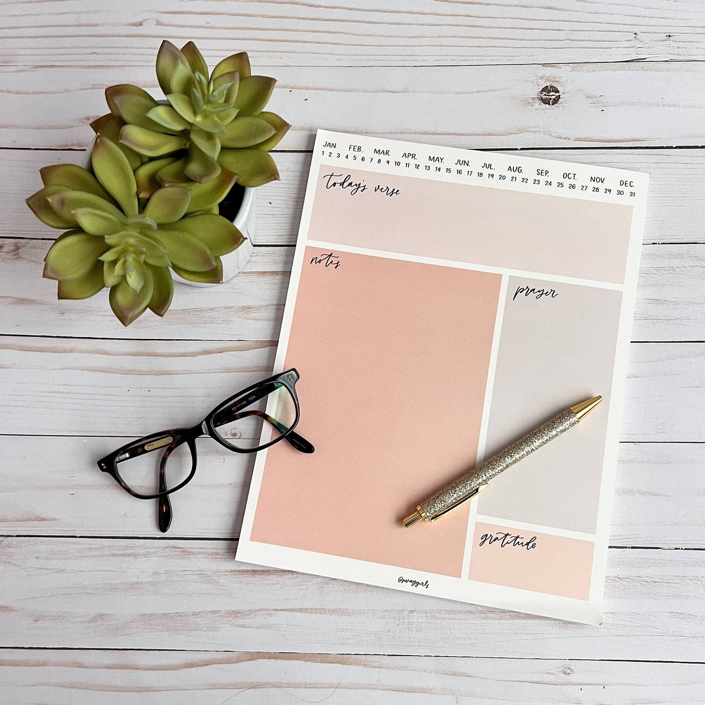 Bible study notepad | Bible journaling worksheet