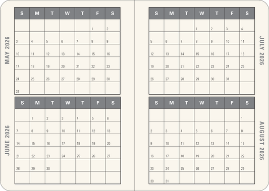 2026 Luna Moth Weekly Planner