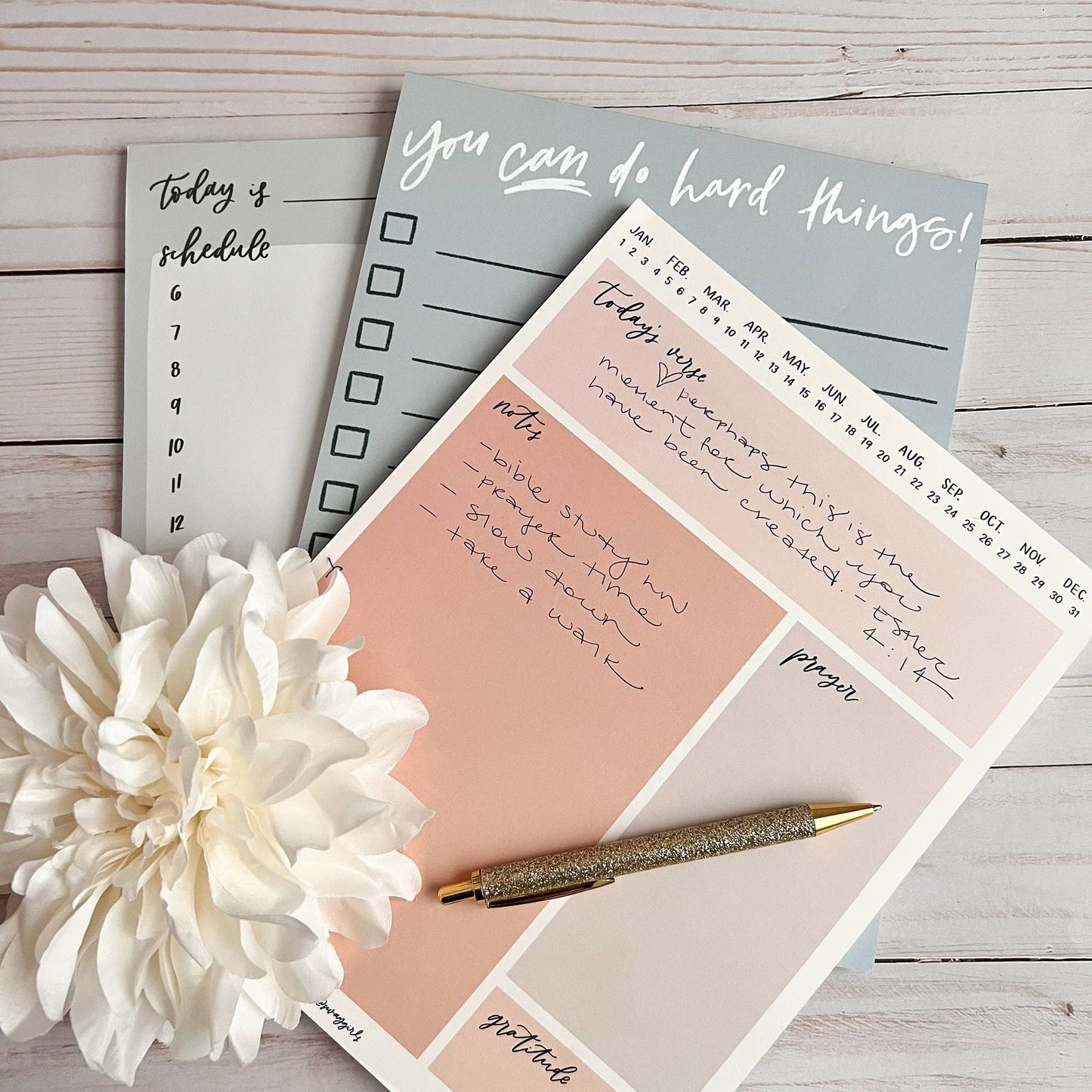 Bible study notepad | Bible journaling worksheet