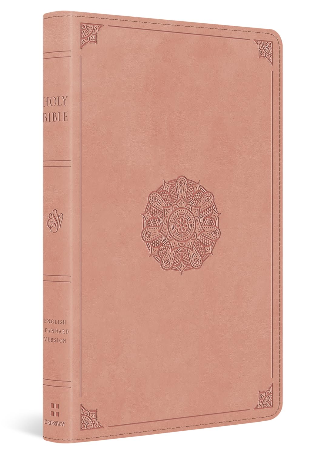 ESV Thinline Bible TruTone Pink Emblem Design