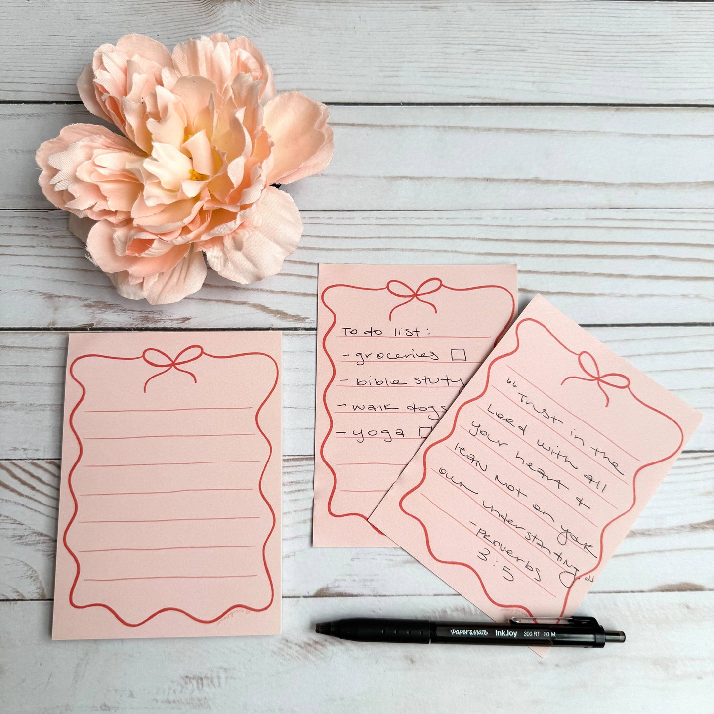 Cute to do list notepad | Handmade notepads | Gift for mom