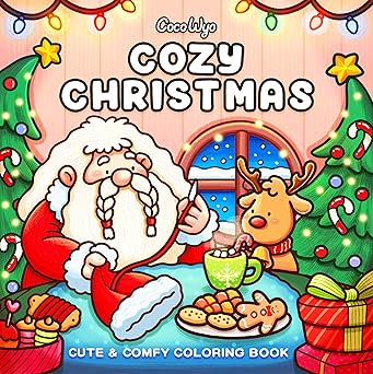 Cozy Christmas Coloring Book