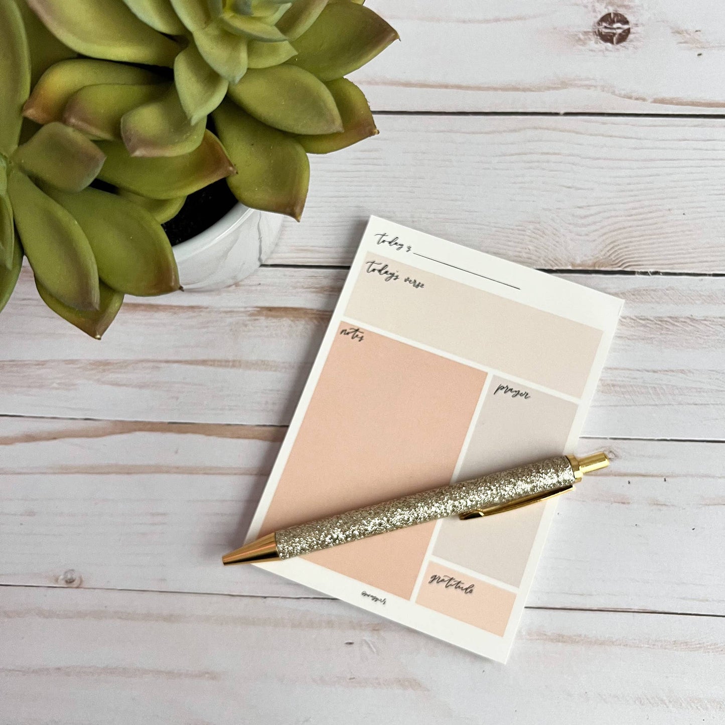 Bible study notepad | Bible journaling worksheet