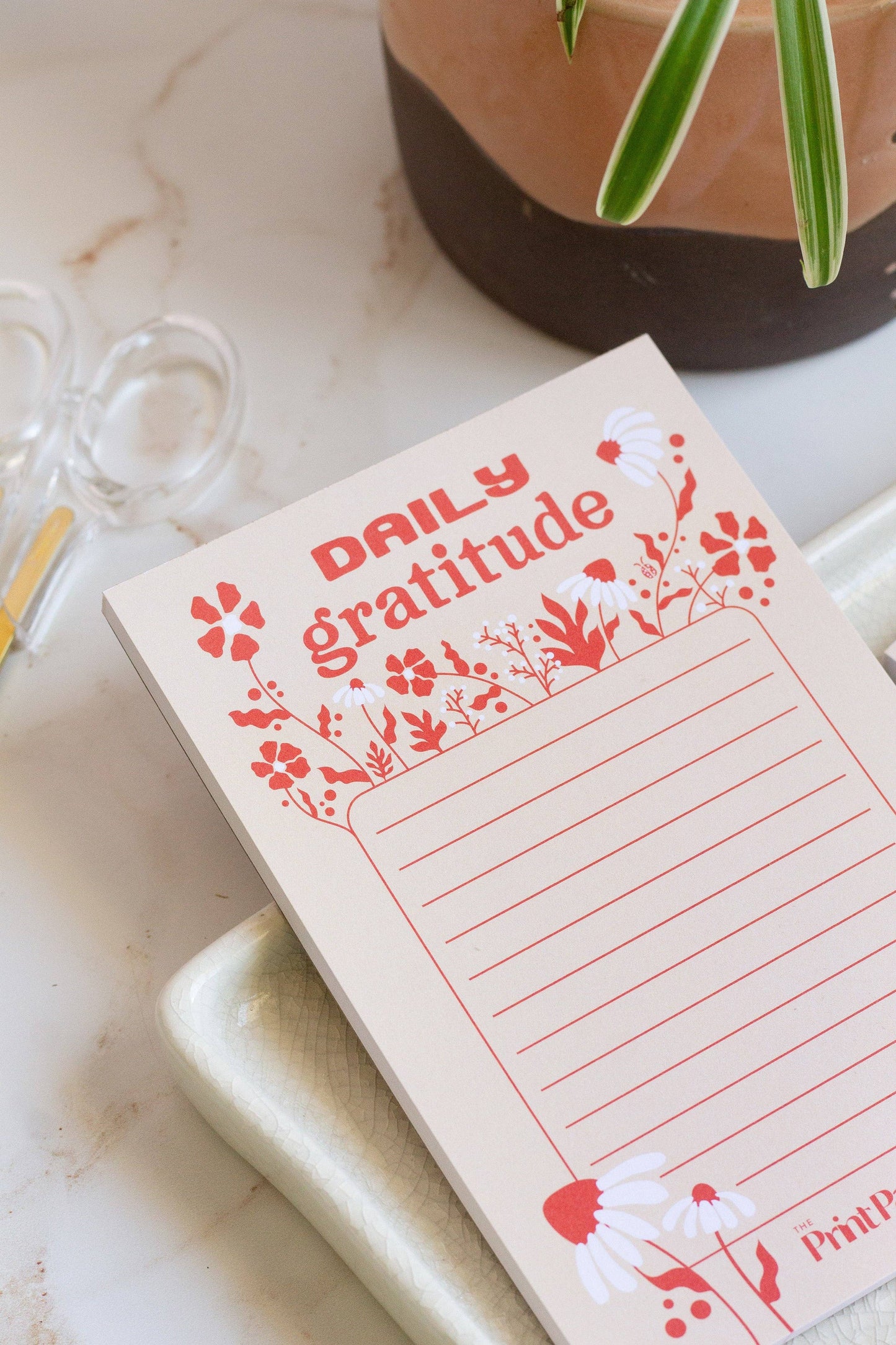 Daily Gratitude Notepad