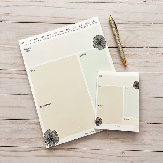 Bible study notepad | Bible journaling worksheet