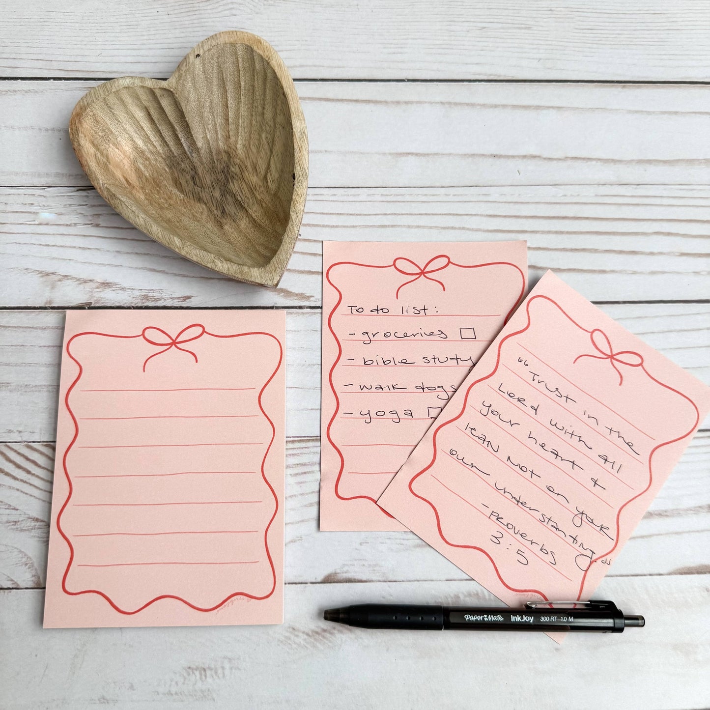 Cute to do list notepad | Handmade notepads | Gift for mom