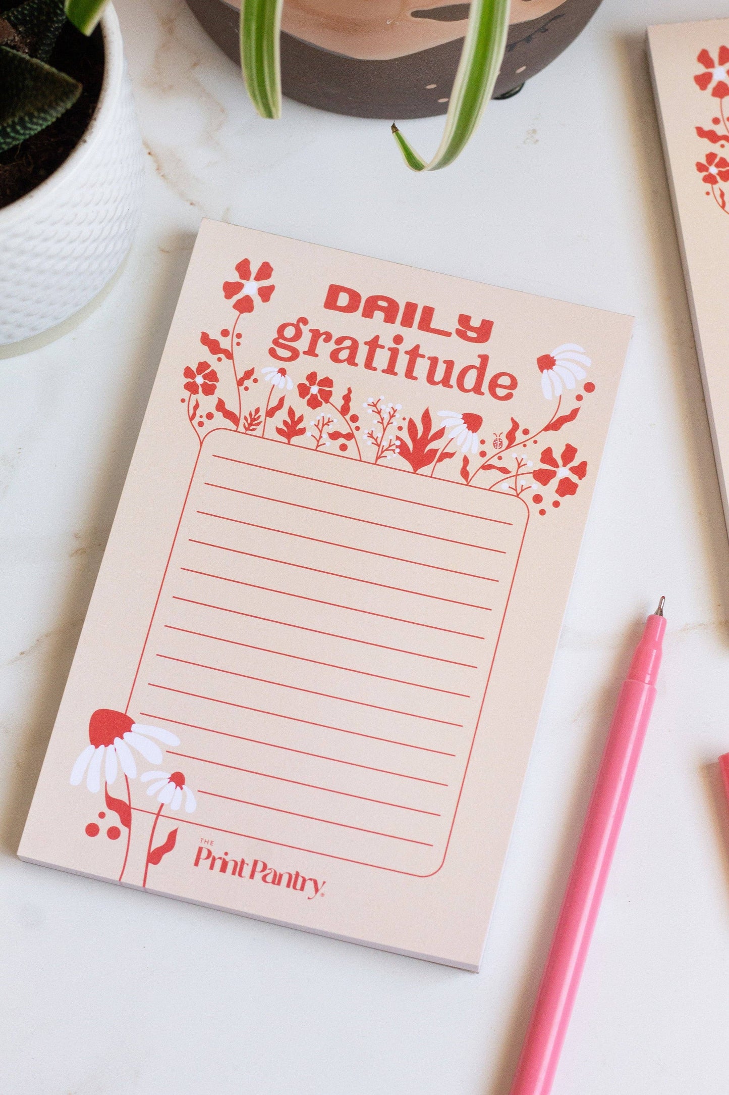 Daily Gratitude Notepad