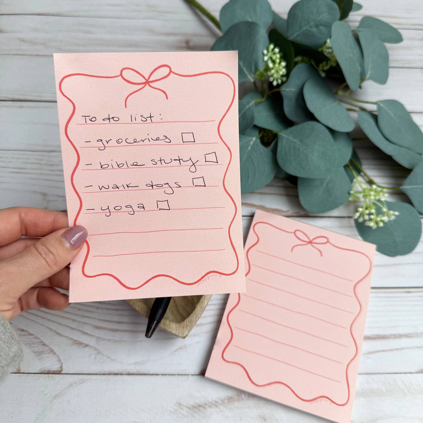 Cute to do list notepad | Handmade notepads | Gift for mom